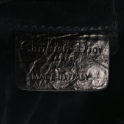 Christian Dior Crinkled Calfskin Cannage Medium Dior Tojours Bag Black 7 of 10