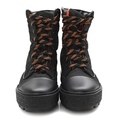 Hermes Calfskin Parachute Fresh Ankle Boots 38 Black 3 of 10