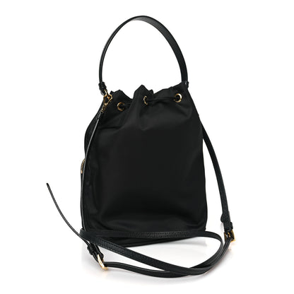 Prada Re-Nylon Duet Drawstring Shoulder Bag Black 3 of 8