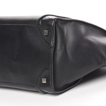 Celine Drummed Calfskin Mini Luggage Black 13 of 15