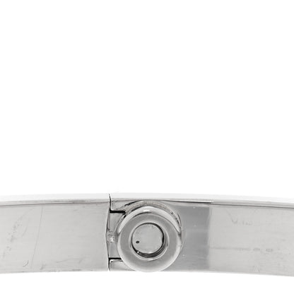 Cartier 18K White Gold Small LOVE Bracelet 18 6 of 6