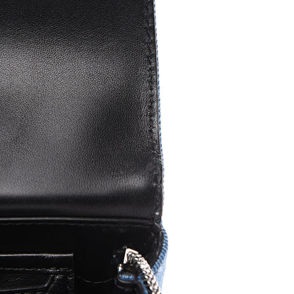 3.1 Phillip Lim 3.1 Denim Alix Soft Flap Clutch Washed Indigo 6 of 8
