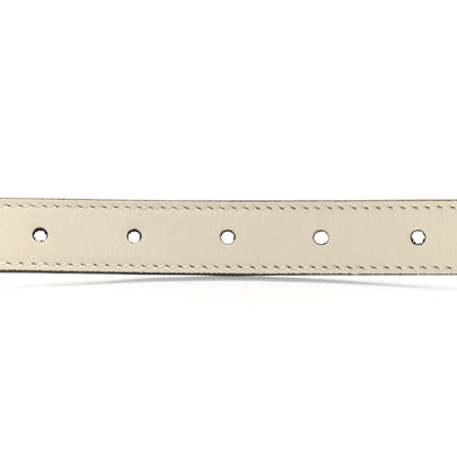Gucci Calfskin Double G 20mm Belt 90 36 Mystic White 5 of 5