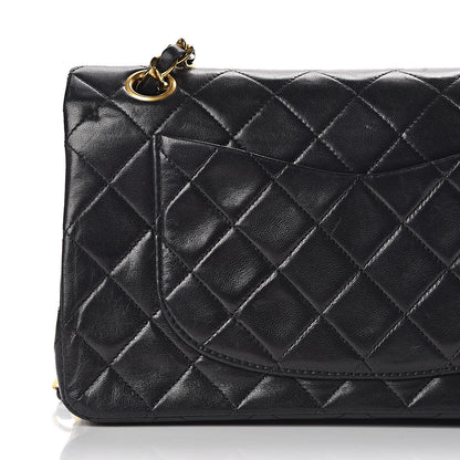 Chanel Lambskin Quilted Small Double Flap Black 16 of 23
