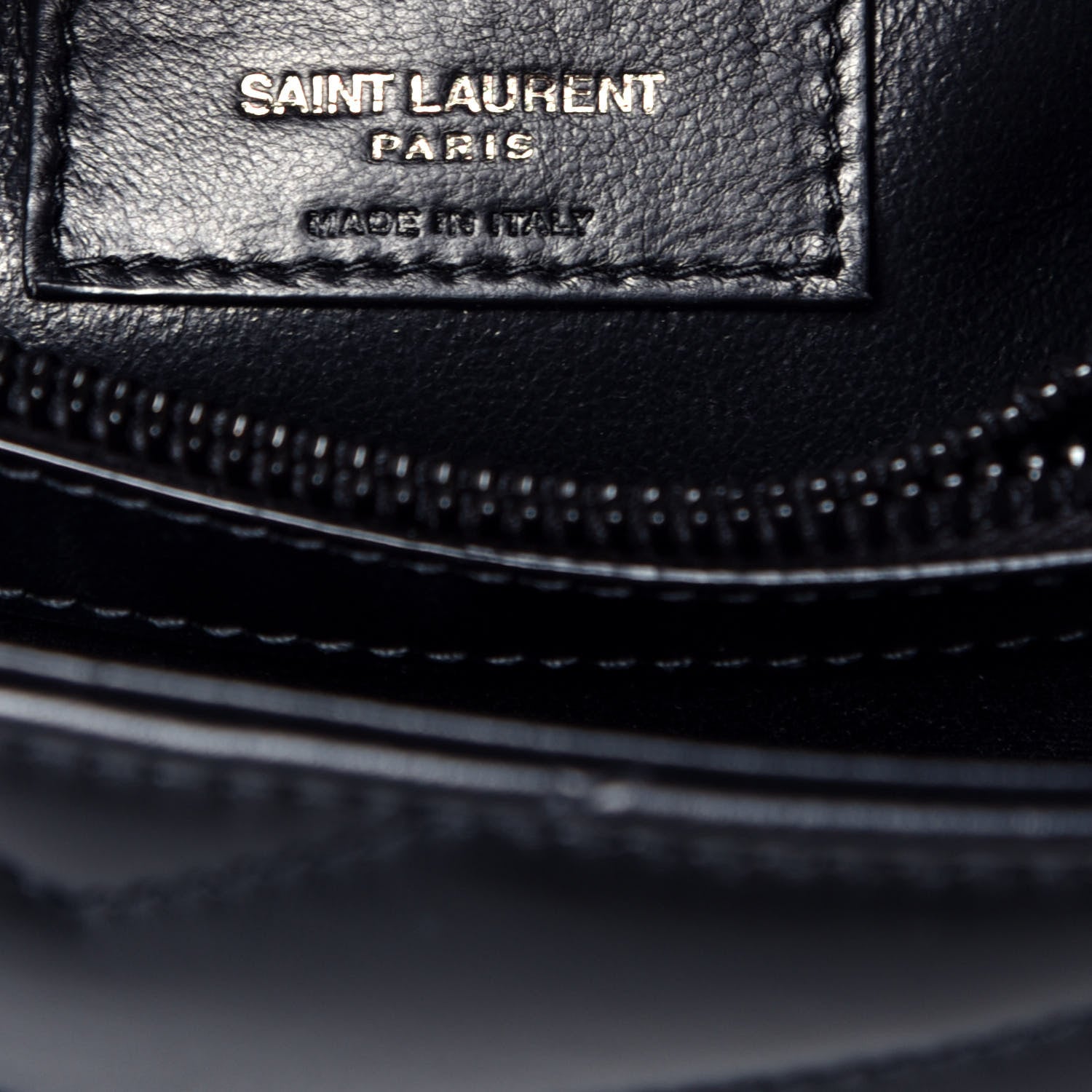 Saint Laurent Calfskin Y Quilted Monogram Small Loulou Chain Satchel Black 6 of 8