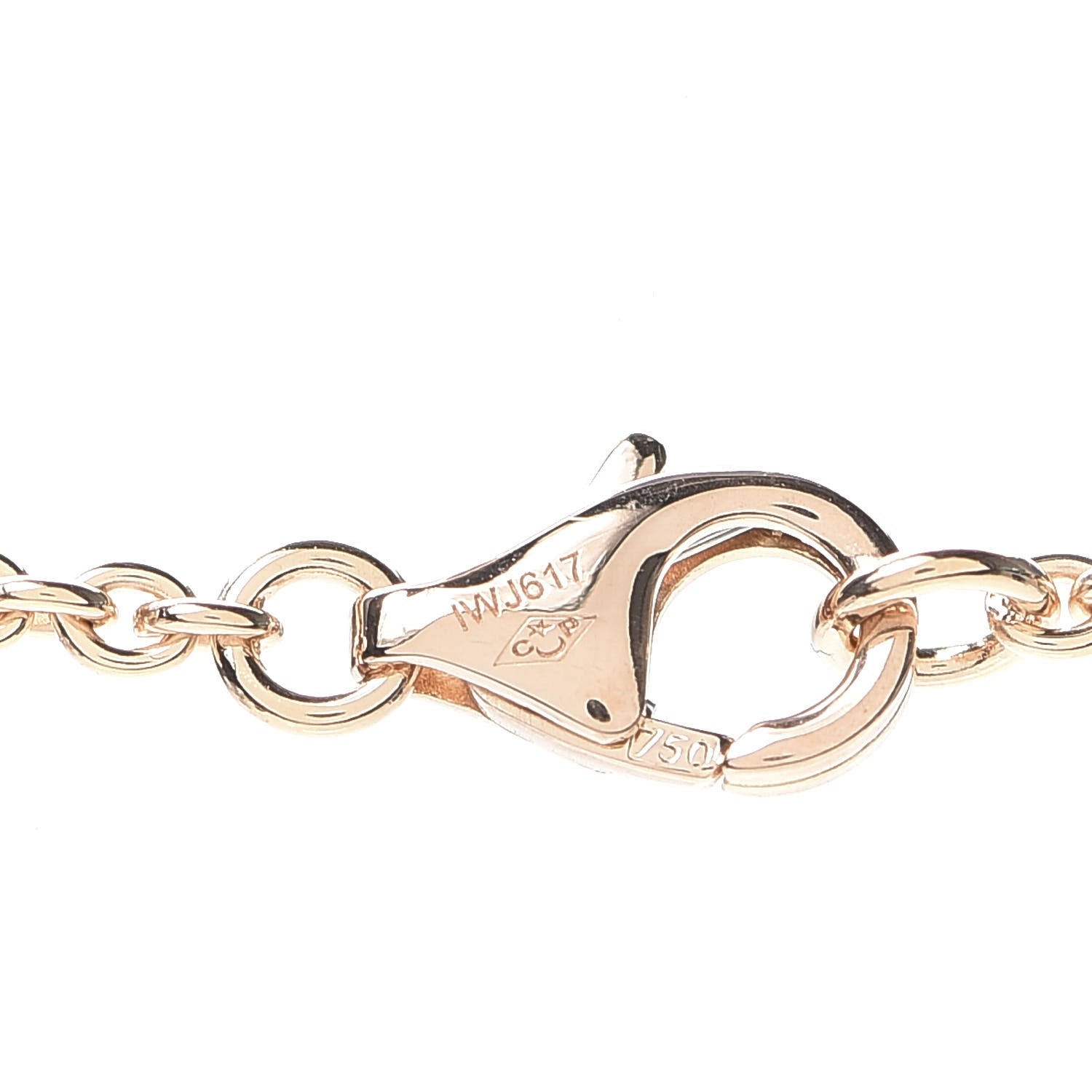 Cartier 18K Pink Gold Interlocking LOVE Necklace 5 of 7