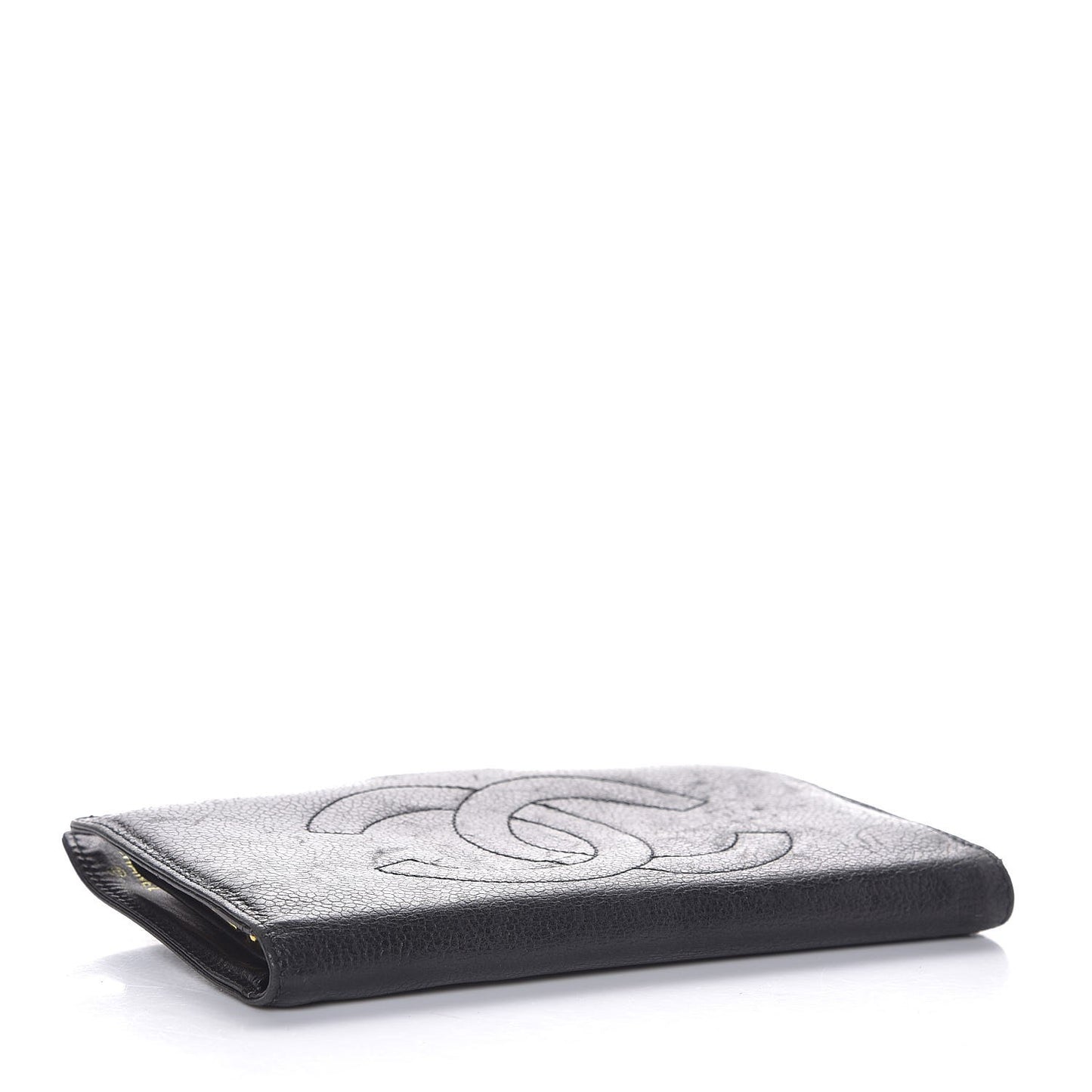 Caviar Timeless CC French Wallet Black