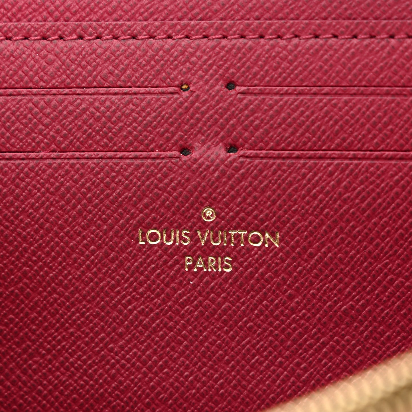 Monogram Clemence Wallet Fuchsia