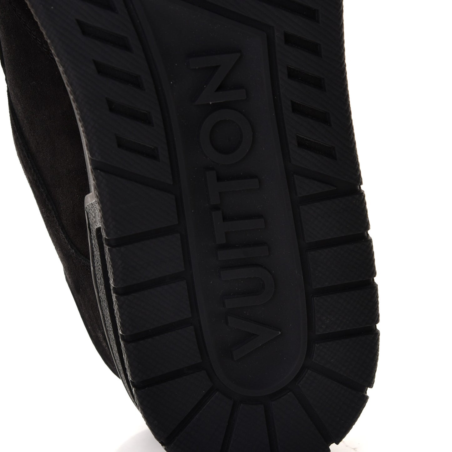 Suede Uniform Sneakers 10 Black