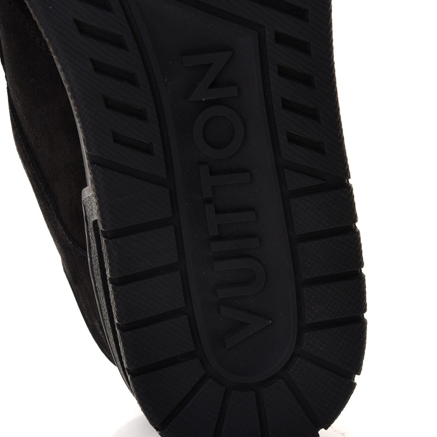 Louis Vuitton Suede Uniform Sneakers 10 Black 8 of 9