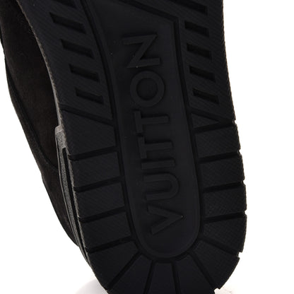 Louis Vuitton Suede Uniform Sneakers 10 Black 8 of 9