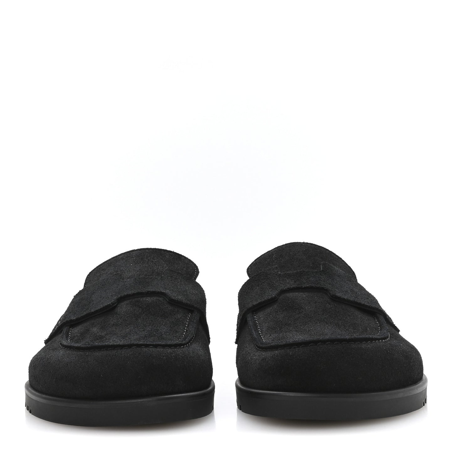 Suede Calfskin Go Mules 35 Black