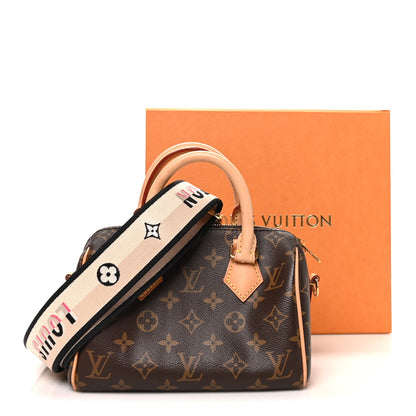 Louis Vuitton Monogram Speedy Bandouliere 20 Black 10 of 10