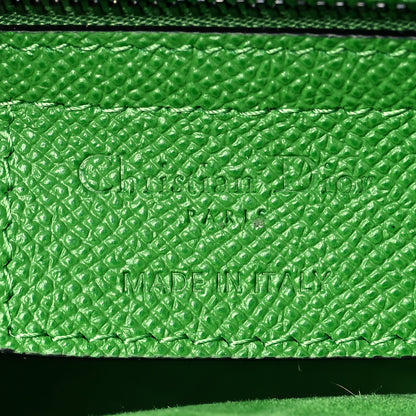 Christian Dior Grained Calfskin Saddle Bag Green 5 of 9