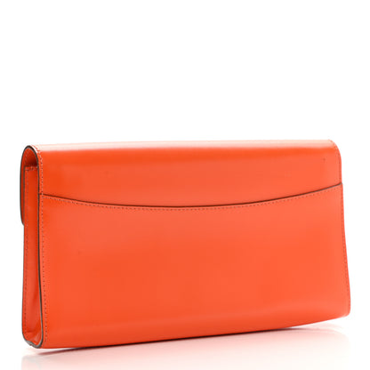 Givenchy Calfskin Antigona Evening Clutch Orange 3 of 10