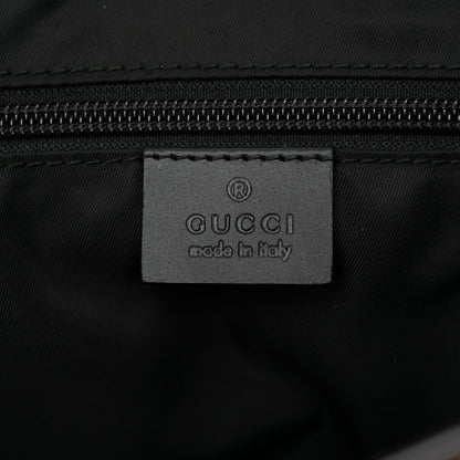 Gucci GG Supreme Monogram Web Flap Messenger Bag Black 6 of 10