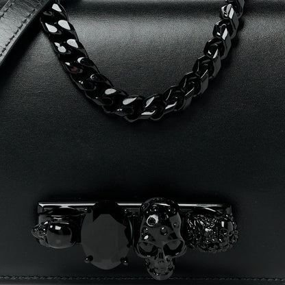 Alexander McQueen Calfskin Knuckle Crossbody Black 9 of 11
