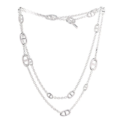 Hermes Sterling Silver Farandole Necklace 120 2 of 5