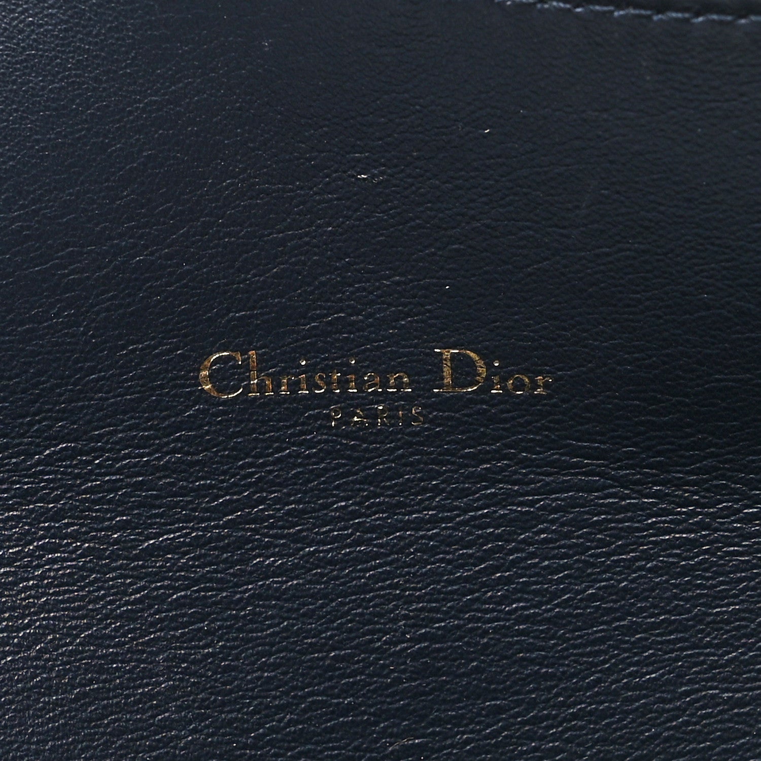 Christian Dior Oblique Saddle Chain Long Wallet Blue 7 of 10