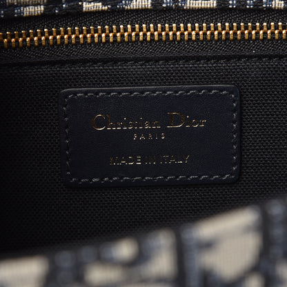 Christian Dior Oblique 30 Montaigne Flap Bag Blue 6 of 11
