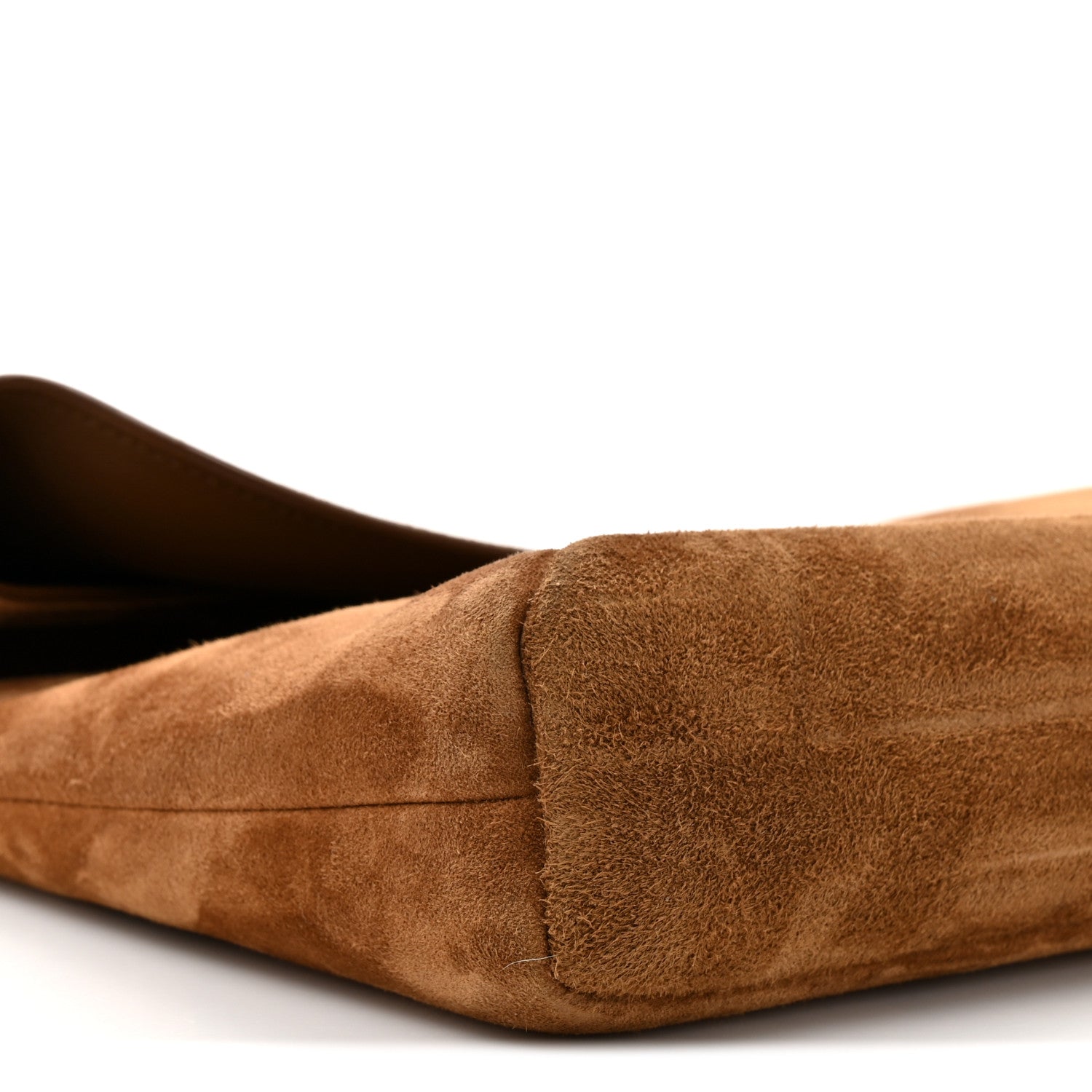 Saint Laurent Suede Large Cassandre Pouch On Chain Caramel Cognac 10 of 11