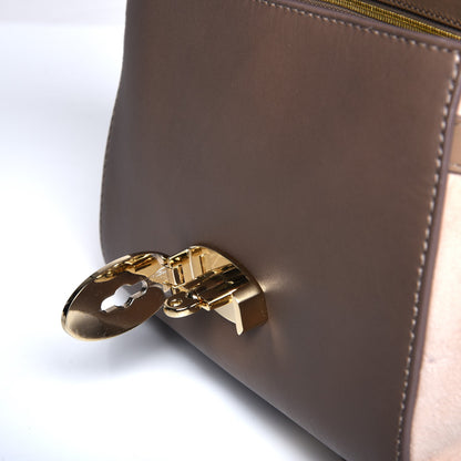 Mulberry Polished Calfskin Suede Tri-Color Primrose 7 of 7