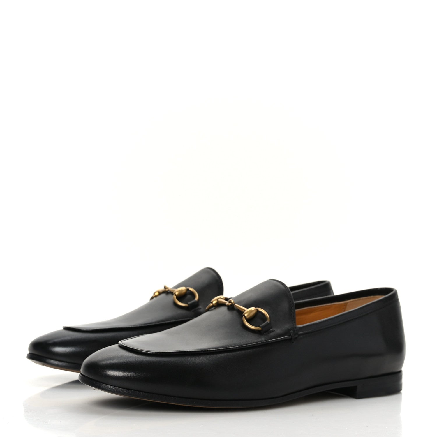 Gucci Calfskin Womens Jordaan Loafers 39 Black 3 of 8