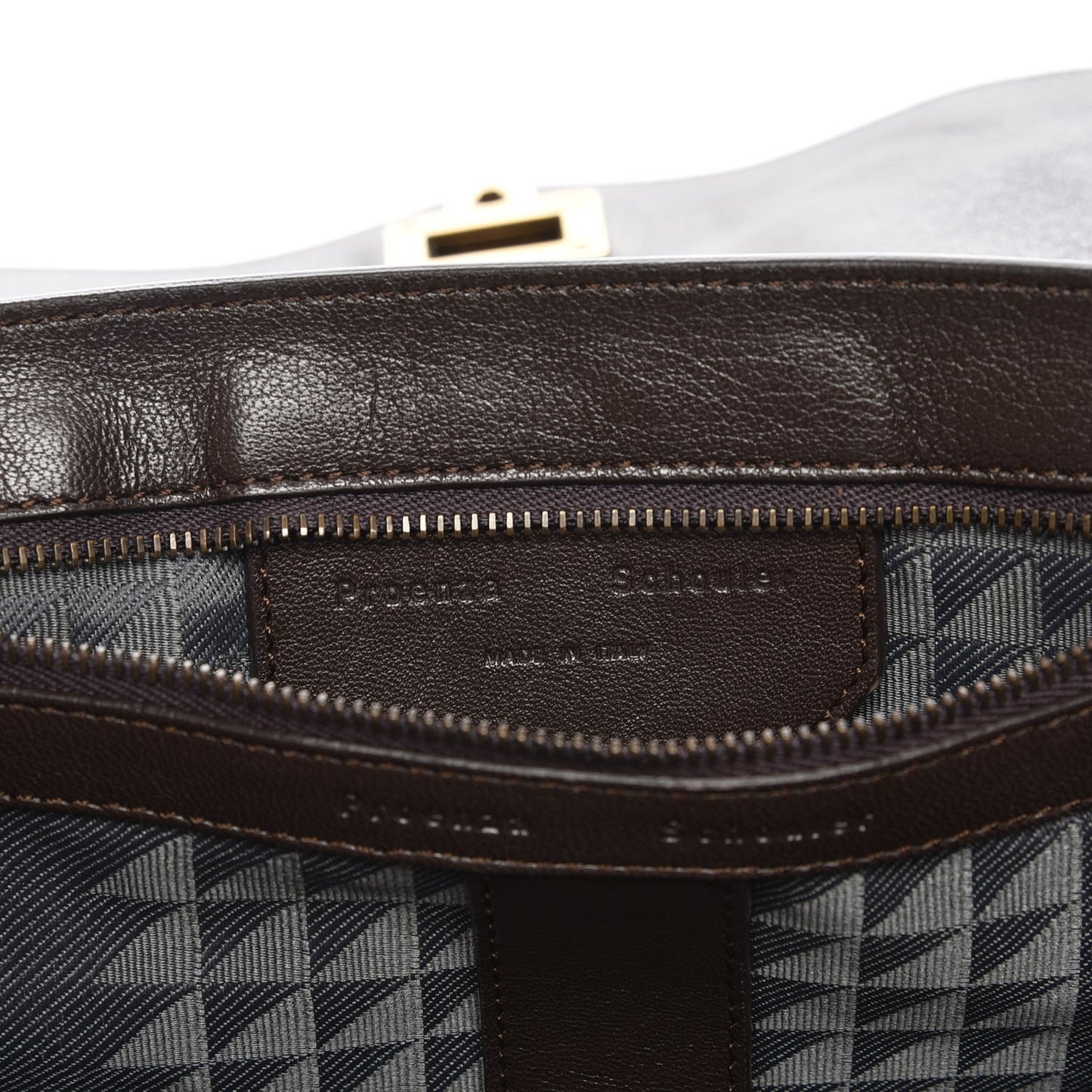 Lambskin Medium PS1 Satchel Dark Chocolate