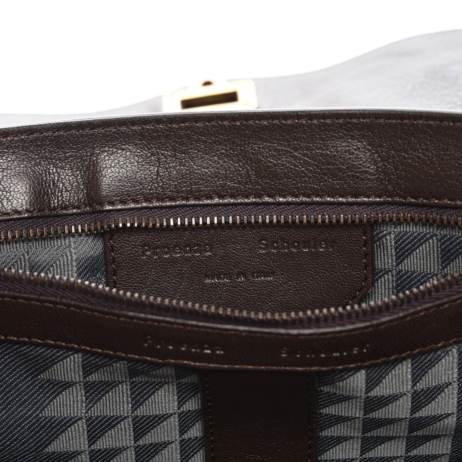 Proenza Schouler Lambskin Medium PS1 Satchel Dark Chocolate 7 of 8
