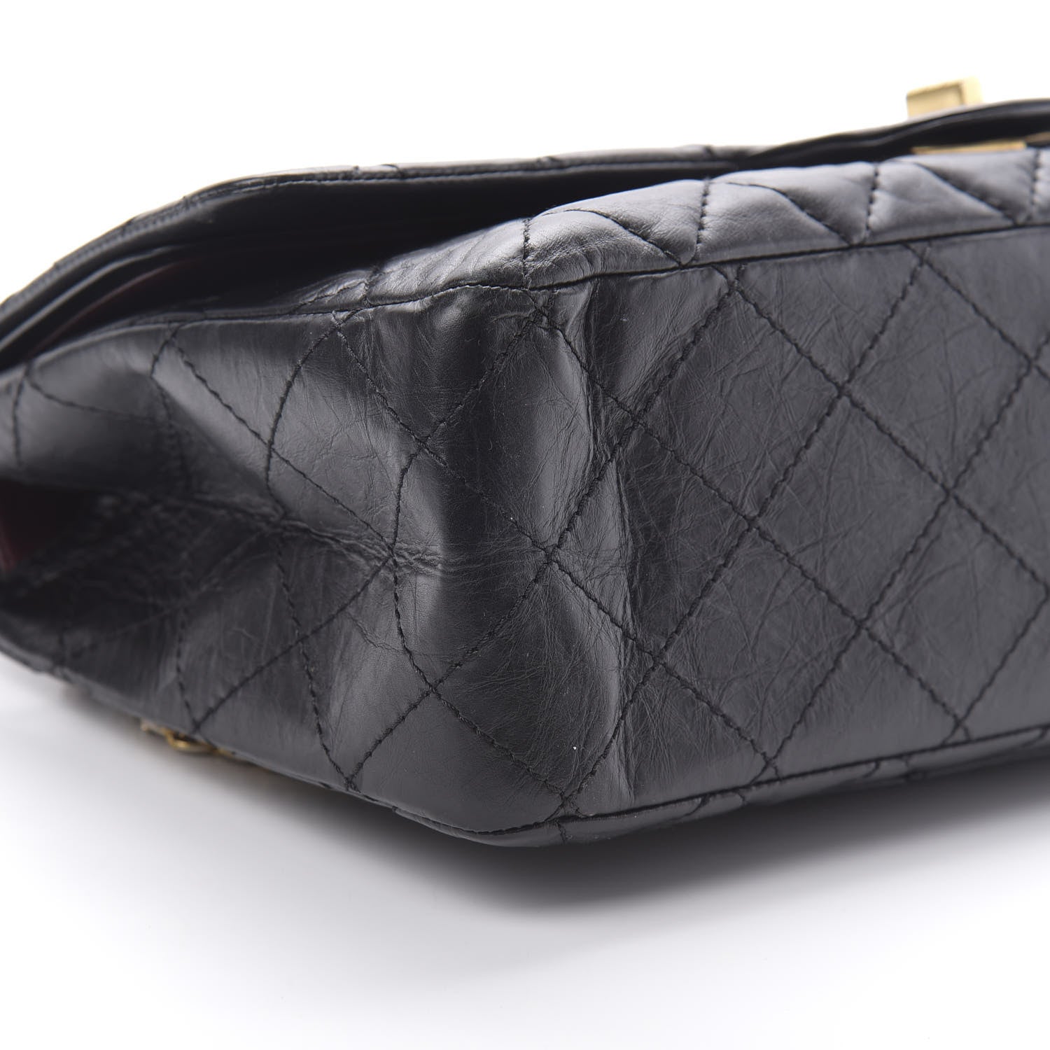 Chanel Aged Calfskin Quilted 2.55 Reissue 227 Flap Black 9 of 14