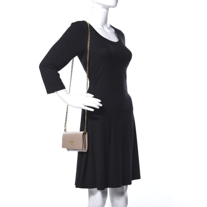 Prada Vitello Move Chain Wallet Cammeo 2 of 12