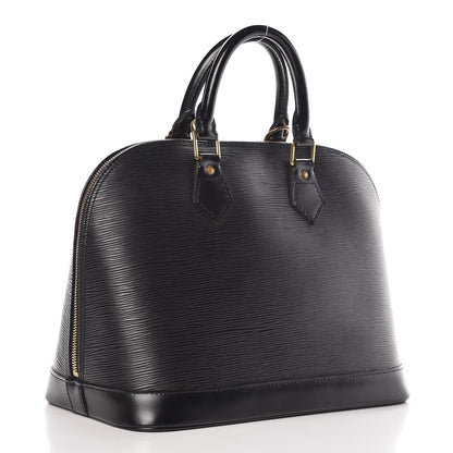 Louis Vuitton Epi Alma PM Black 3 of 11