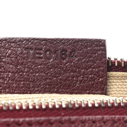 Givenchy Sugar Goatskin Pandora Wristlet Oxblood 8 of 8