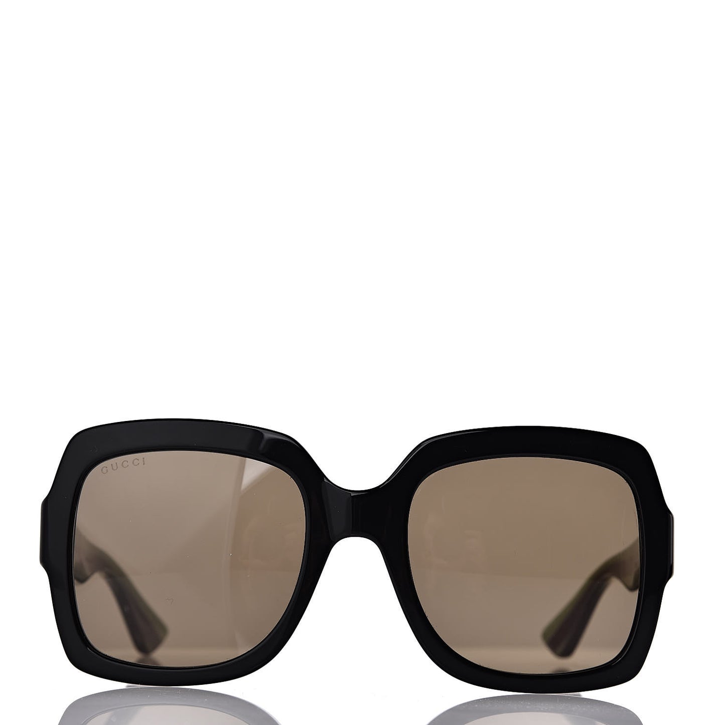 Oversize Square Web GG 0036S Sunglasses Black