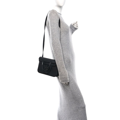 Hermes Taurillon Clemence Halzan 25 Black 2 of 11