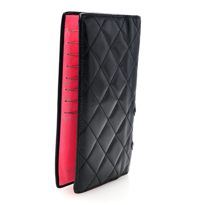 Chanel Calfskin Quilted Cambon Yen Wallet Black 3 of 11