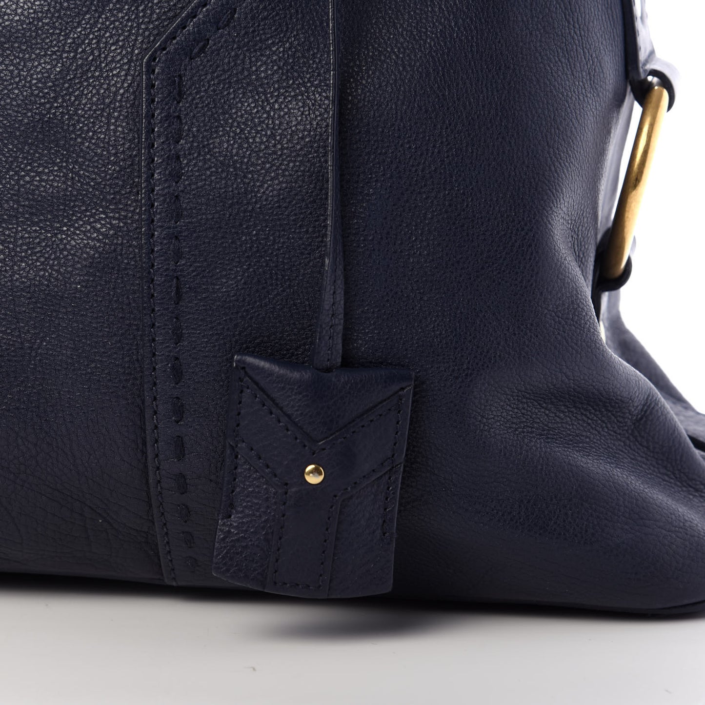 Calfskin Large Muse Navy Blue