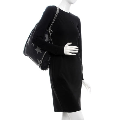 Stella McCartney Denim Star Small Falabella Tote Black 2 of 10