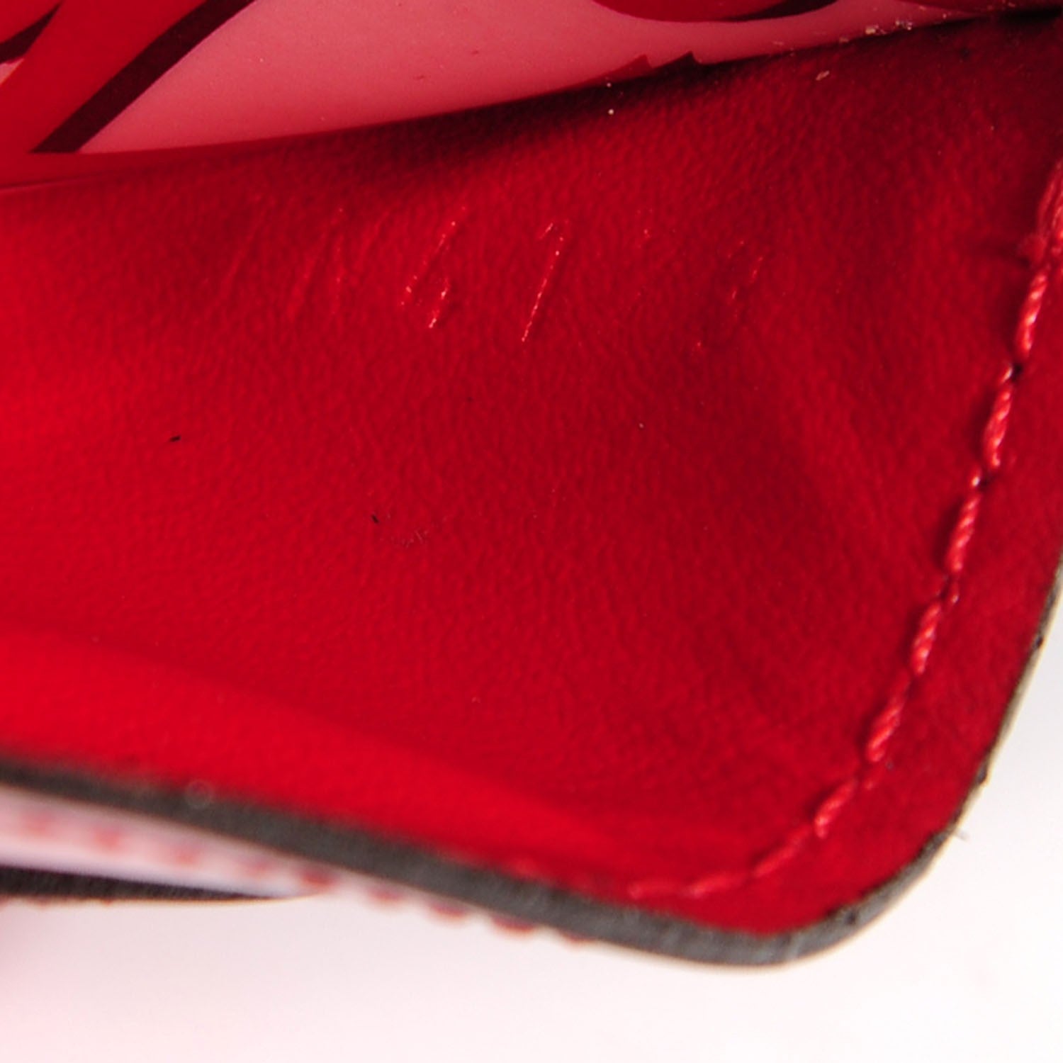 Louis Vuitton Patent Sweet Monogram Sarah Wallet Pomme D'Amour 5 of 7