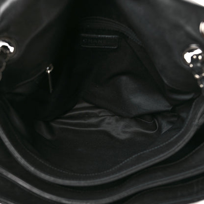 Chanel Lambskin Quilted Chanel 3 Maxi Flap Bag Black 5 of 10