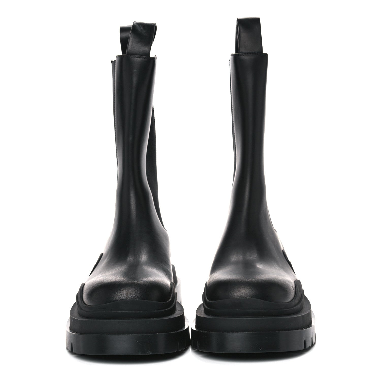 Bottega Veneta Calfskin The Tire Chelsea Boots 38.5 Black 2 of 13