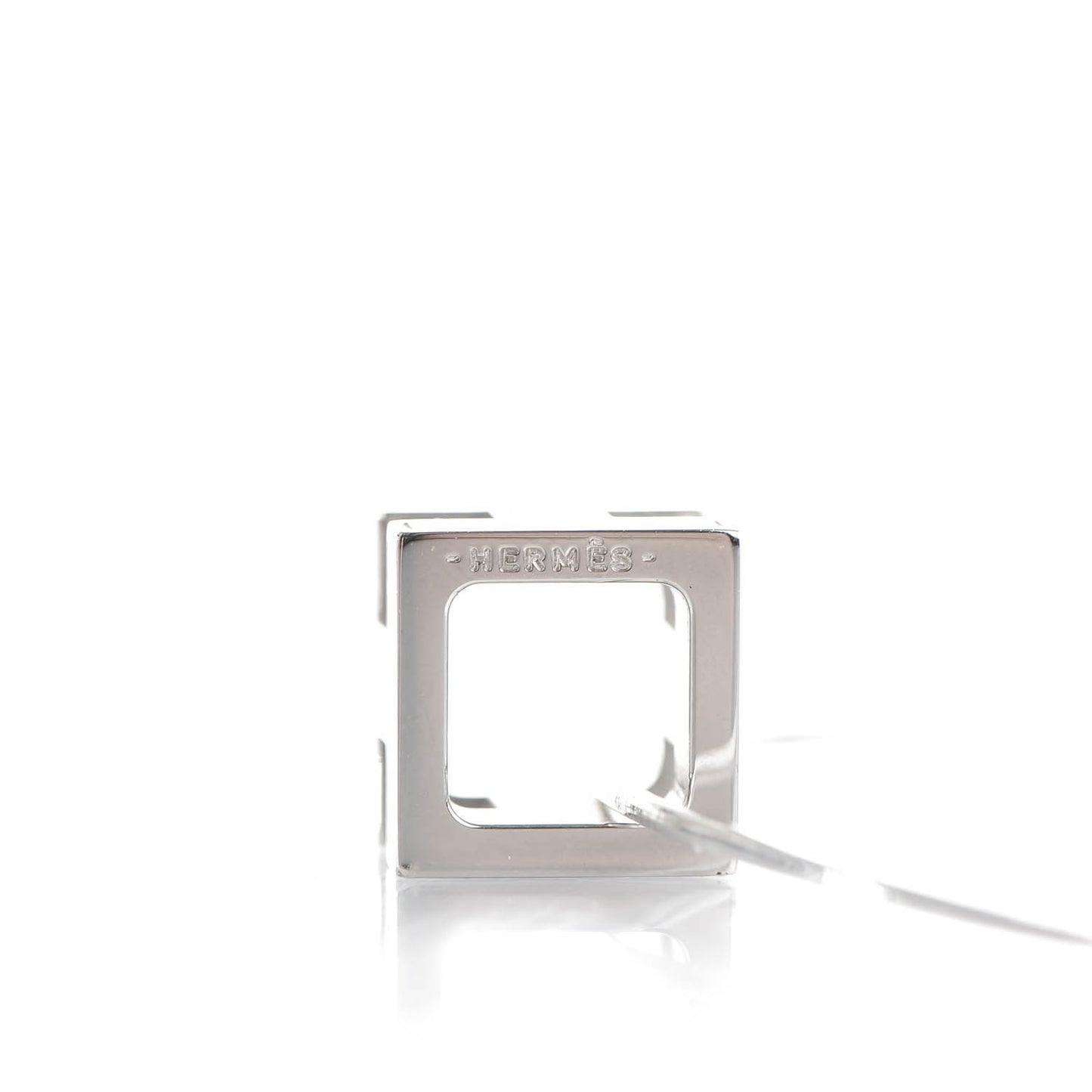 Palladium Laquered Cage d'H Necklace Black