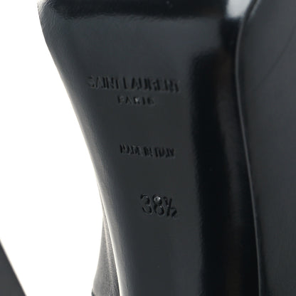 Saint Laurent Calfskin Mina 85 Boots 38.5 Black 7 of 7