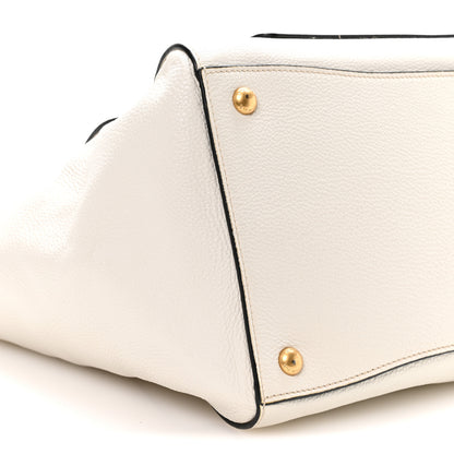 Prada Vitello Daino Shopping Tote Talco 9 of 10