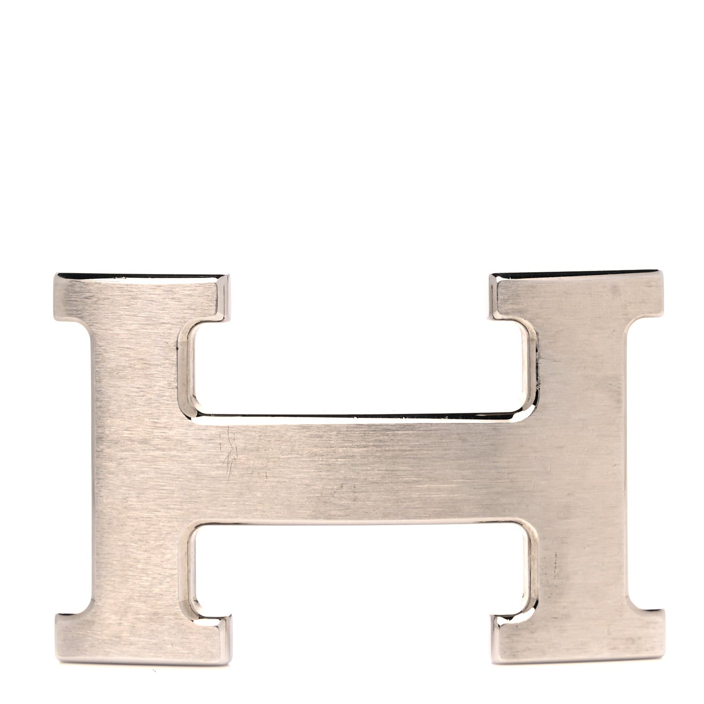 Brushed Palladium 32mm H Belt Buckle