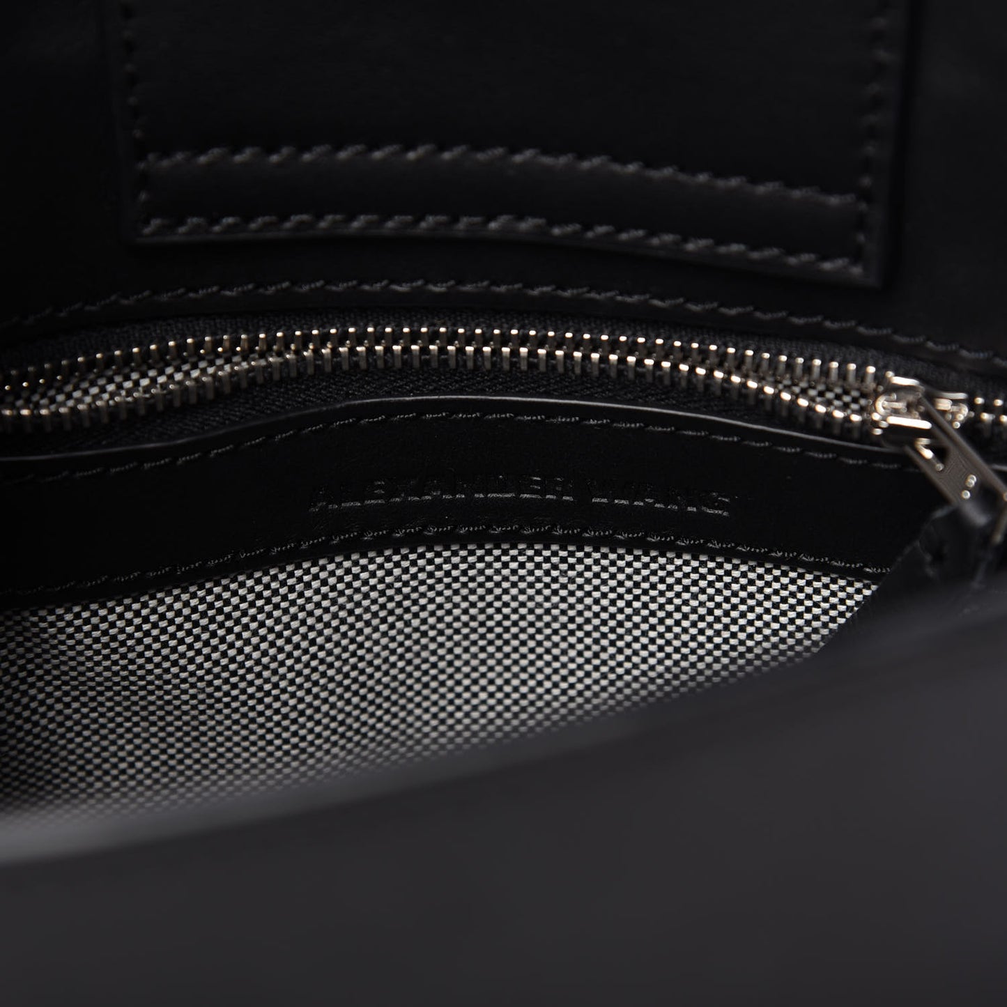 Calfskin Mini Attica Chain Crossbody Black