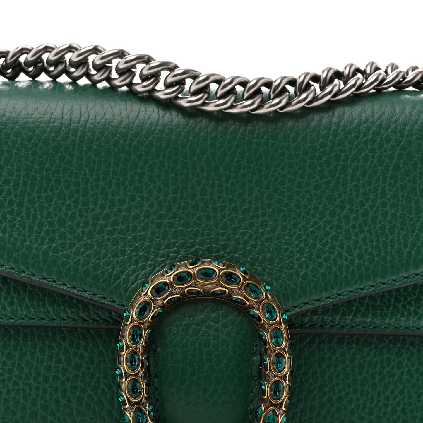 Calfskin Mini Dionysus Shoulder Bag Emerald