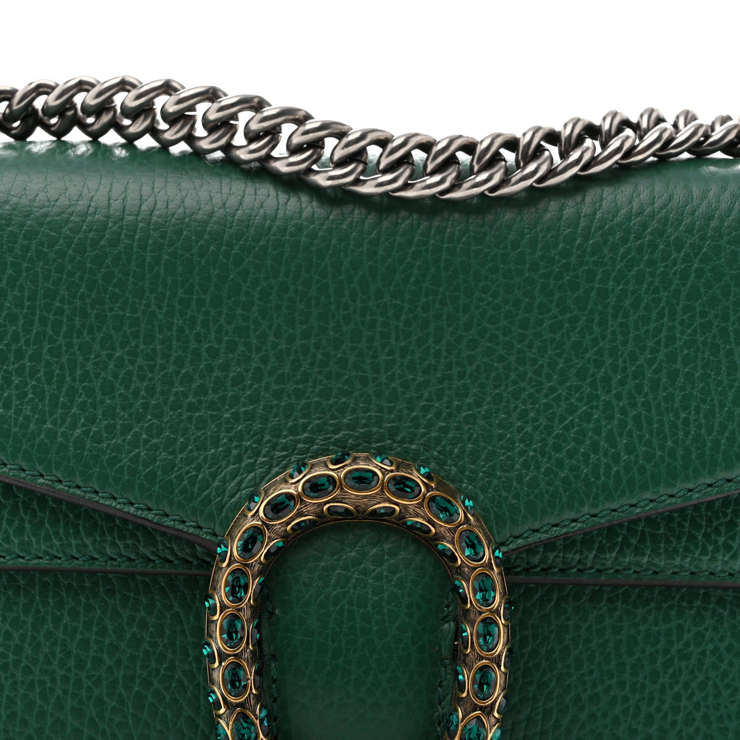 Gucci Calfskin Mini Dionysus Shoulder Bag Emerald 7 of 11