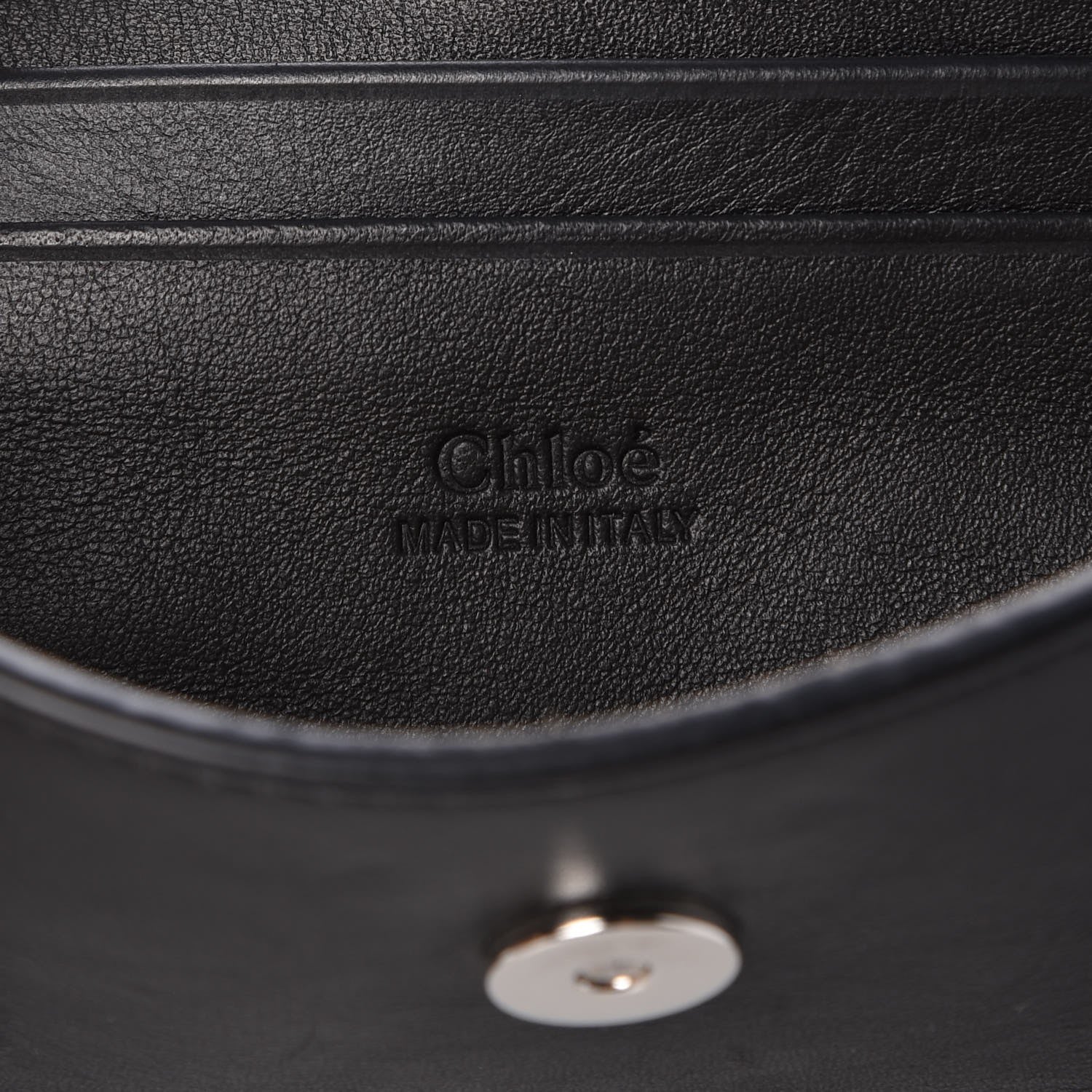 Chloe Suede Calfskin Mini Faye Shoulder Bag Black 6 of 7