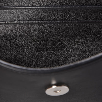 Chloe Suede Calfskin Mini Faye Shoulder Bag Black 6 of 7
